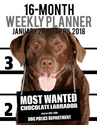 Download 2017-2018 Weekly Planner - Most Wanted Chocolate Labrador: Daily Diary Monthly Yearly Calendar -  file in ePub