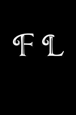 Read Online F L: Double Monogram Journal, 100 Pages, 6x9 Inches, Black Glossy Cover -  file in PDF