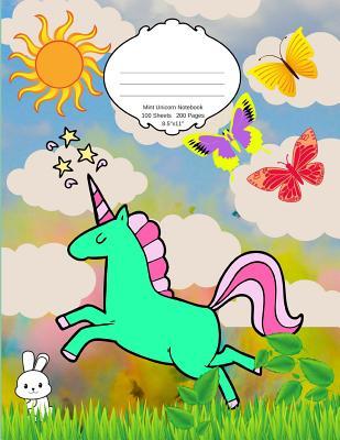 Download Mint Unicorn Notebook: School Supplies Composition Book for Kids -  | PDF