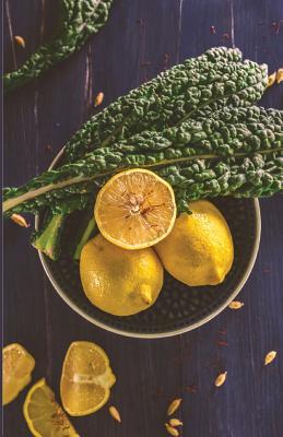 Read Online Journal Notebook: College Ruled Stationery Writing Paper (5.5 X 8.5 Inches), Travel Sized Lined Journal, Diary, Recipe Notepad Featuring Lemons and Kale on the Cover -  file in ePub