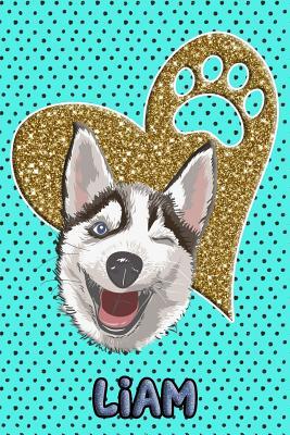 Read Online Husky Life Liam: College Ruled Composition Book Diary Lined Journal Blue - Frosty Love file in PDF