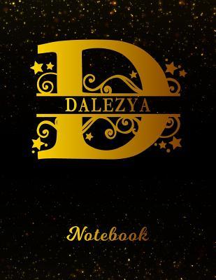 Read Online Dalezya Notebook: Letter D Personalized First Name Personal Writing Notepad Journal Black Gold Glittery Pattern Effect Cover College Ruled Lined Paper for Journalists & Writers Note Taking Write about your Life & Interests -  | PDF