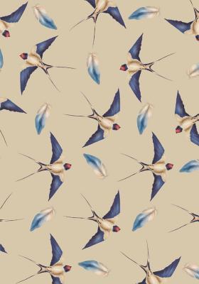 Download Swallows Birds and Feathers Lined Undated Journal: Mid Air Flight Cover Design - Gifted Life Co | PDF
