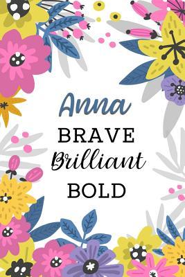 Download Anna Brave Brilliant Bold: Personalized Self-Improvement Journal with Prompts - Inspired Her Press file in ePub