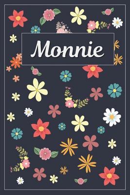 Read Monnie: Lined Writing Notebook with Personalized Name 120 Pages 6x9 Flowers -  file in PDF