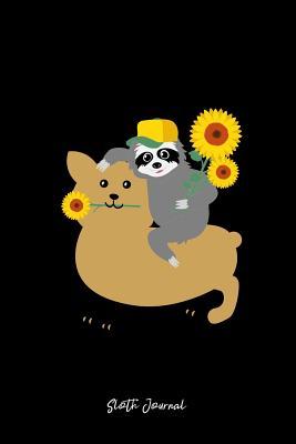 Read Sloth Journal: Dot Grid Journal - Sloth With A Corgi Dog With Sunflower Elements Cute Animal Gift Idea - Pink Dotted Diary, Planner, Gratitude, Writing, Travel, Goal, Bullet Notebook - 6x9 120 pages -  file in PDF