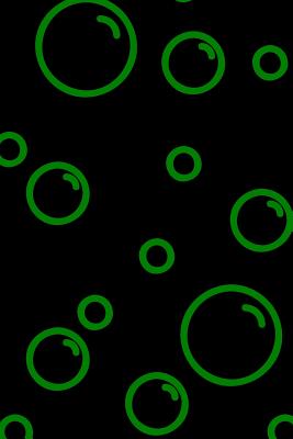Full Download Notebook: green see thru bubbles on a black background 6 X 9 150 white pages with gray black lines 75 sheets for journaling or note taking, doodling, drawing, sketching in gloss soft cover -  | ePub
